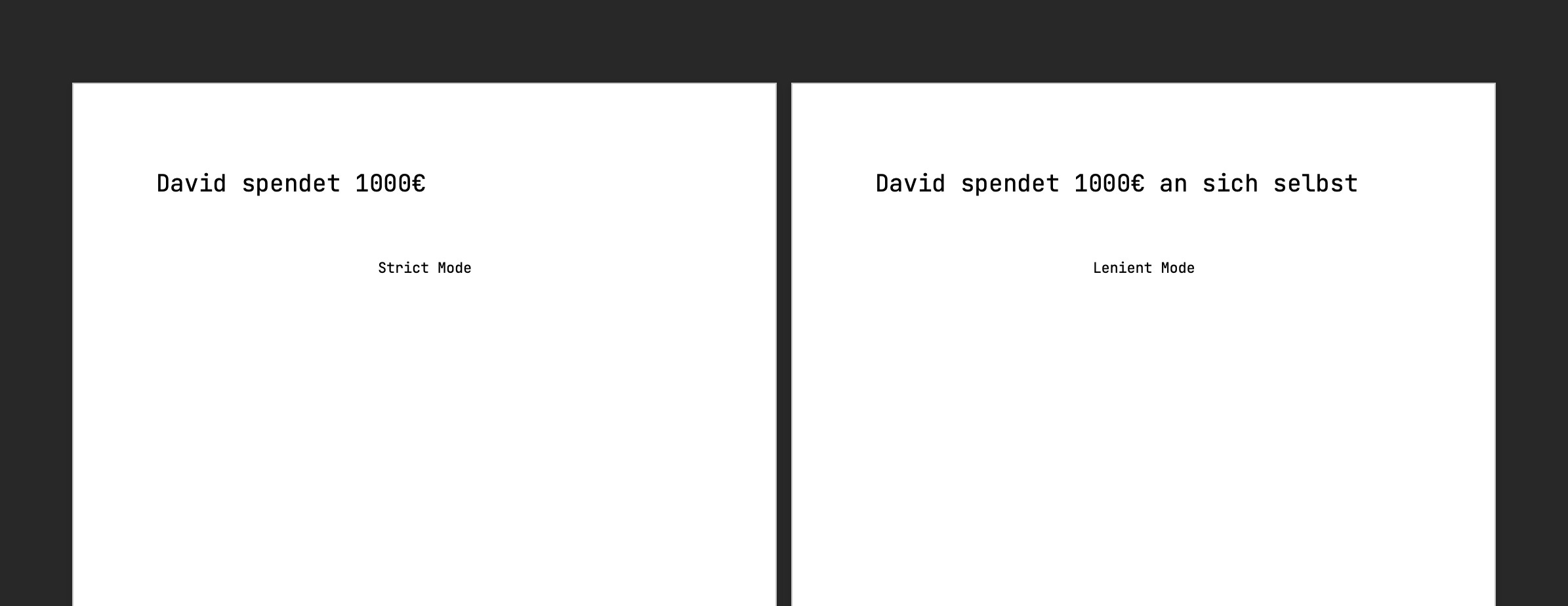 Vergleich strikter und toleranter PDF-Anzeige